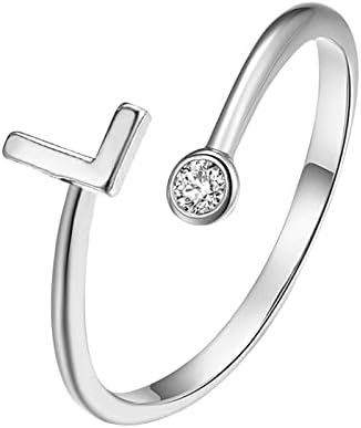 2023 Új Divatos Bevonatú Ezüst Nyitó Leveleket Gyémánt Állítható Gyűrű Női Ékszerek Beszélgetés Szív Gyűrű (L Méret)