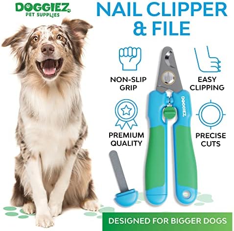 Doggiez Pet Supplies - Kutya körömvágók Nagytestű Kutyáknak - Pet körömvágók Kutyák számára - Pet Köröm Trimmer Biztonsági