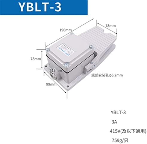 LYKD 1db lábkapcsoló YBLT-EKW/5A/B Egyéni beállítások Visszaállítása Pontot YBLT-3/4 Gép Pedál YBLT-YDT1/11 (Szín : YBLT-3)