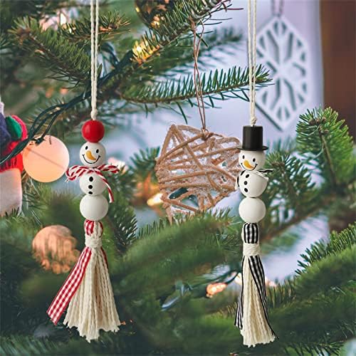 Karácsonyfa 5 Ft Fa Gyöngy String Medál Nappali, Hálószoba Dekoráció Otthon Kézműves Medál Fa Gyöngyös Koszorú Nagy