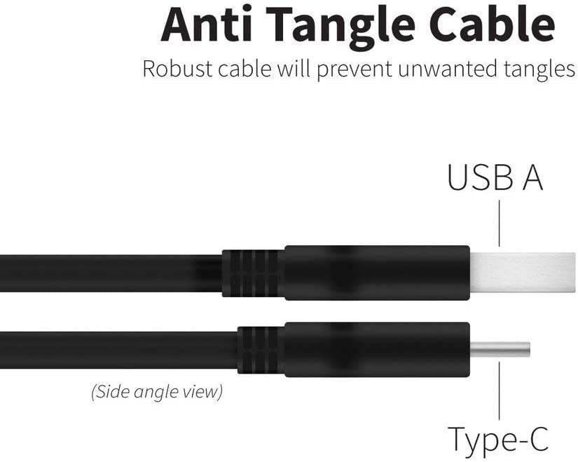 USB 3.0 C-Típusú Gyors Töltés, adatátvitel Kábel Kompatibilis a Samsung Galaxy Note 20/Ultra/Edge/5G/Note20! (18W Fekete 1M 3.2 ft)