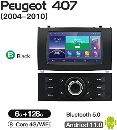 TRLOVE autó Képernyőn Android 11 7 autórádió Kompatibilis Peugeot 407 2004-2010 GPS Navigációs Videó Sztereó Autó Multimédia Carplay DSP DVD