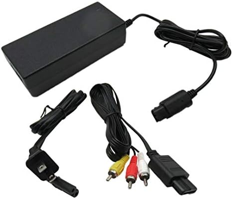 JRSHOME Új HÁLÓZATI Adapter Tápegység & AV kábel Kábel Új GC Töltő Sok (a Nintendo Gamecube)