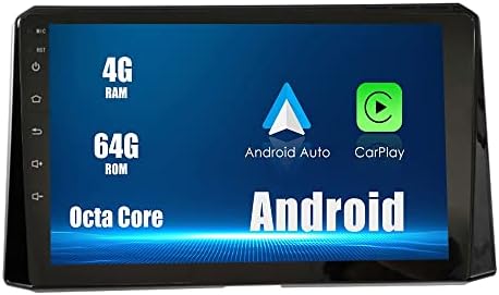 Android 10 Autoradio Autós Navigációs Sztereó Multimédia Lejátszó, GPS, Rádió, 2.5 D érintőképernyő forToyota Corolla 2019-2020