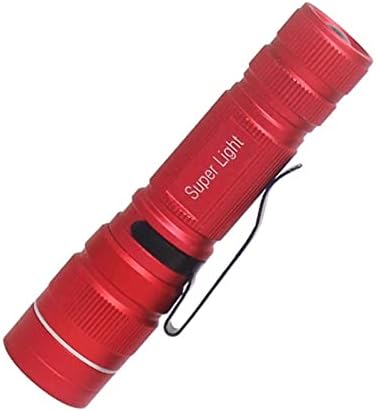 HALONE Piros Mini LED-es Zseb elemlámpa Zseblámpa Vízálló Lámpás AA Elem Került Q5 Led Kültéri Kemping Túrázás