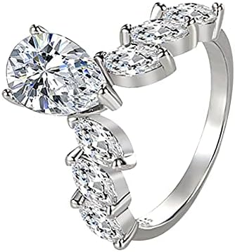 Vastag Hüvelykujj Eljegyzési Gyűrű Kerek Vágott Zircons Nők Esküvői Gyűrű, Ékszerek, Gyűrűk, a Nő Teljes Gyémánt Női Gyűrű Rózsa