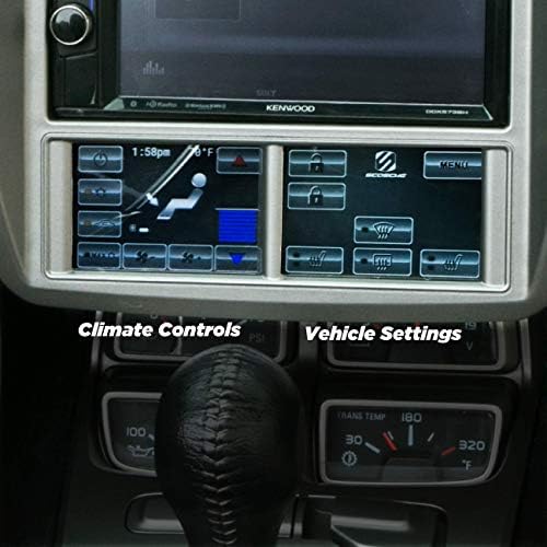 SCOSCHE ITCGM01AB Integrált Érintőképernyős Autó Hifi Beszerelés Dash Kit a 2010-2014-es Chevrolet Camaro