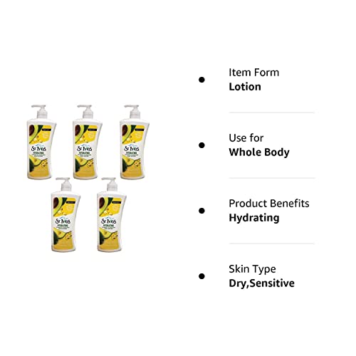 St. Ives Napi Hidratáló E-Vitamin & Avovado Testápoló 21 oz (Csomag 5)