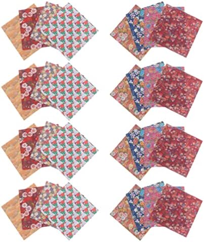 SEWACC Növények Ajándékok 120 Lap Origami Tér Lapot DIY Könnyű Fold Daru Papír Japán Stílusú Kétoldalas Origami Lap Scrapbooking Papír