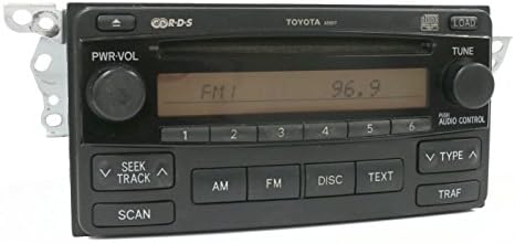 1 Gyári Rádió AM FM Rádió, CD Kompatibilis 2004-2008 Toyota Matrix Rész Száma 8612002410 Arc Kód A51817