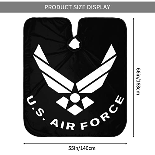 Amerikai légierő Usaf 3d Nyomtatás Professzionális Fodrász Cape Haj Vágás Haját Szalon Cape Fodrász Kötény 55 X 66