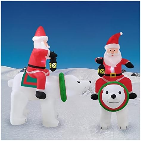 A télapó Felfújható Santa Út jegesmedve Felfújható Baba, Világítás Kerti Party Dekoráció Otthon Kert Kellékek