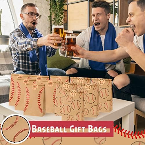 Nezyo Db Baseball Ajándék Táskák Baseball Csapat Fél Javára Táskák Baseball Sport Candy Kezelni Fél Zsák Baseball Komámasszony
