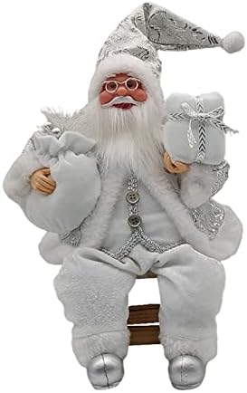 PIFUDE Karácsonyi Díszek, Mikulás Figura Karácsonyi Ábra Dísz Lóg, karácsonyfa Dísz, Santa Claus Baba (Szín : Piros Arany)