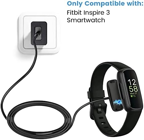 Töltő Csere Fitbit Inspirálja 3 Fitness Tracker - USB Mágneses Töltés Kábel Kábel Adapter Tartozékok Smartwatch, 3.3 ft
