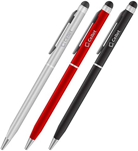 PRO Toll Samsung Fold Tintával, Nagy Pontosságú, Extra Érzékeny, Kompakt Formában az érintőképernyők [3 Pack-fekete-Piros, Fekete-Ezüst]