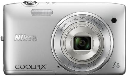 Nikon COOLPIX S3500 20.1 MP Digitális Fényképezőgép 7x Zoom (Piros) (RÉGI MODELL)