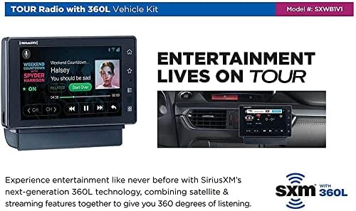SIRIUSXM SXWB1V1 SiriusXM Túra Dock & Play Rádió 360LM, PowerConnect Jármű Dock, Bluetooth