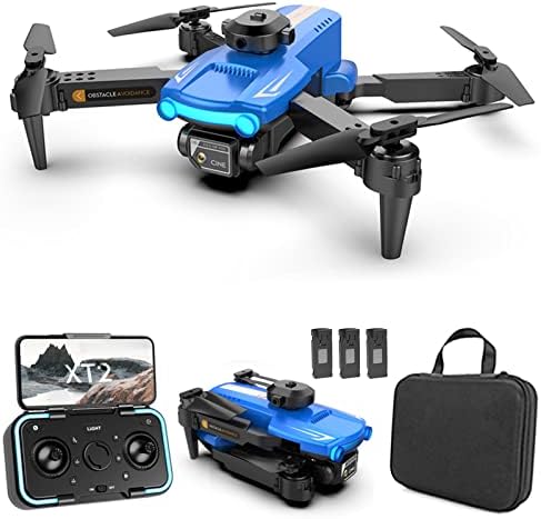 GoolRC XT2 dolgozó Kamera Felnőttek számára, 4K HD FPV Összecsukható Mini Drón Gyerekeknek, RC Qudcopter a Akadály Elkerülése, 3D-s