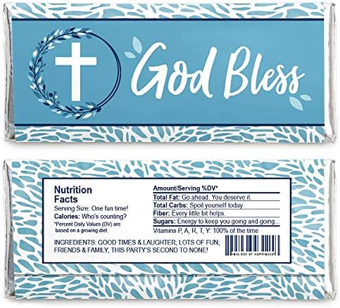Kék Elegáns Kereszt - csoki Csomagolása Fiú Vallási Párt Kedvez - Készlet 24