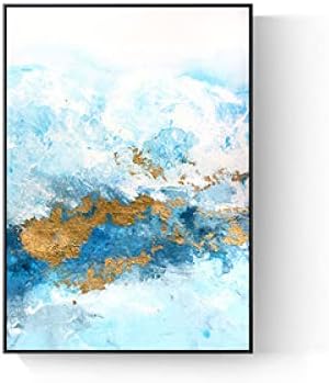 JFNISS Absztrakt Festmények - Kézzel Festett Függőleges Vászon Wall Art - Modern hó hegy Képek Nappali, Hálószoba, Fürdőszoba