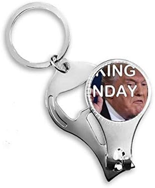 Az Amerikai Elnök Nagy A Vicces Kép Köröm Zimankó Gyűrű Kulcstartó Sörnyitó Clipper
