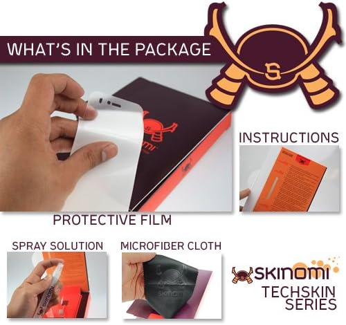 Skinomi Teljes Test Bőr Védő Kompatibilis a Samsung Galaxy Fény (SGH-T399)(képernyővédő fólia + hátlap) TechSkin Teljes Lefedettség