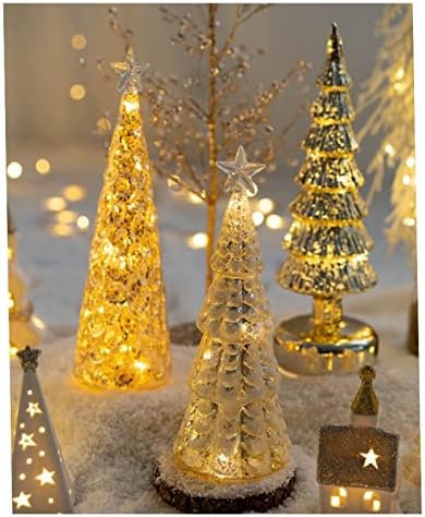 DEFLAB karácsonyfa Üveg karácsonyfadísz Karácsonyi Fények nightlights Asztal Díszek, karácsonyfa Díszek, Ajándékok a Gyermekek Karácsonyi