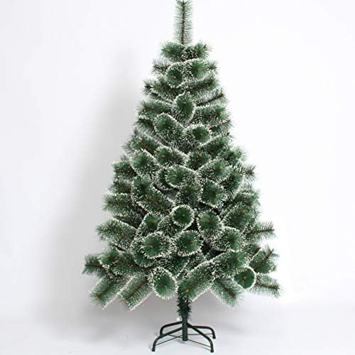 CYWYQ 5.9 ft Luxus Mesterséges karácsonyfa, Kivilágítatlan Özönlöttek Hó Prémium Állni Díszített Fák Karácsonyi Fenyőfa Karácsonyi