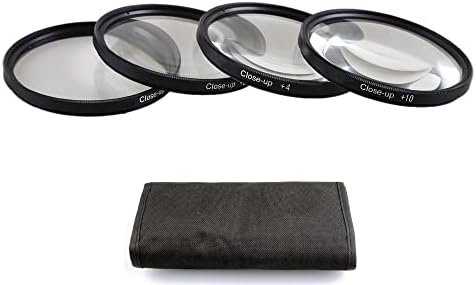 MOUDOAUER Optikai Üveg + Alumínium DSLR Digitális Fényképezőgép Közeli Makró Objektív Szűrő Készlet a Nikon Pentax Sony DSLR Tartozék