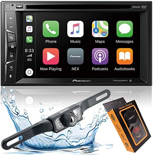 Pioneer AVH-1500NEX Dupla Din Apple Carplay A Dash DVD/CD/Am/FM Sztereó rádiós Vevő W/ 6.2 Érintőképernyő + Biztonsági Kamera Tartozék + Telefon