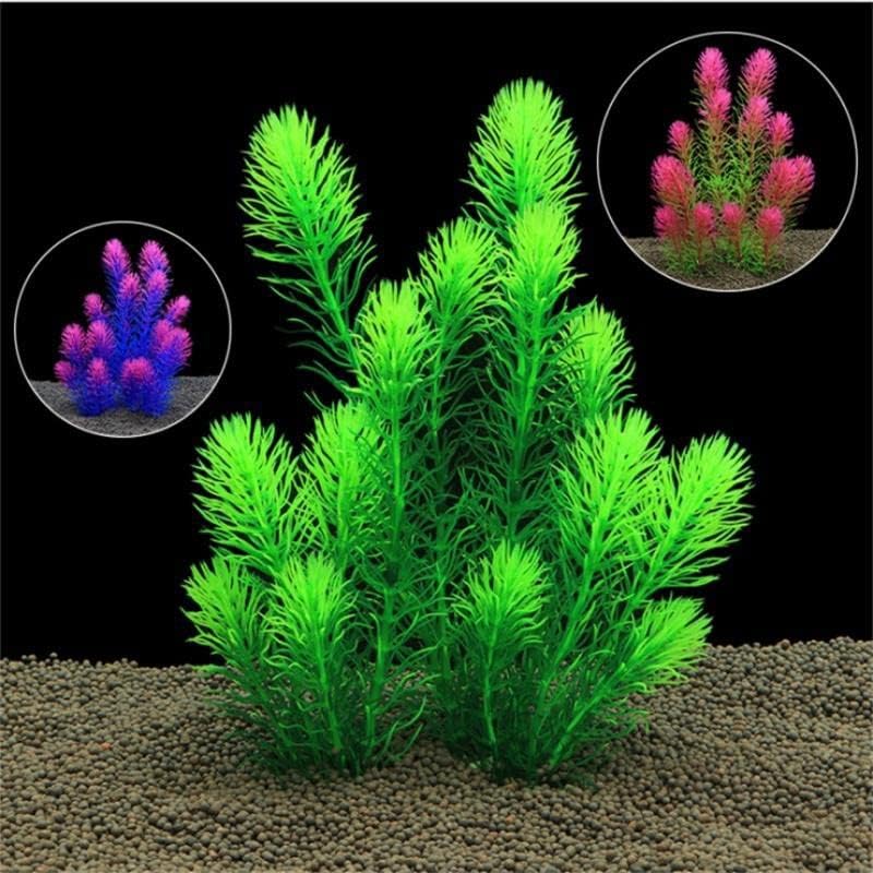 n/a a Víz alatt, a mesterséges műanyag vízi növény tartozékok akvárium akvárium zöld krizantém táj gyep (Szín : B, Méret : 26cm)
