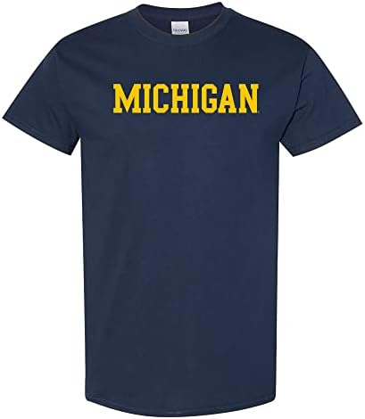 NCAA Michigan Wolverines Alapvető Blokk, a Csapat Színe Főiskola Egyetem Póló