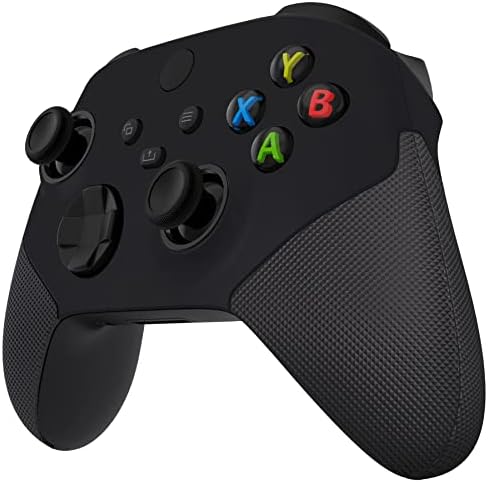 eXtremeRate Fekete ASR Verzió Teljesítmény Gumírozott Oldalsó Sínek Előtt Shell Xbox Sorozat X/S Kontroller w/ színes Gyűrűk,