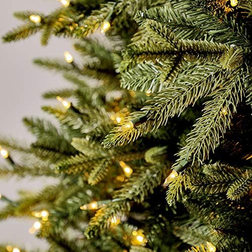 Örökzöld Klasszikusok 6.5 ft Előre Világít Colorado Lucfenyő Gyors Mesterséges karácsonyfa, Tiszta Fények