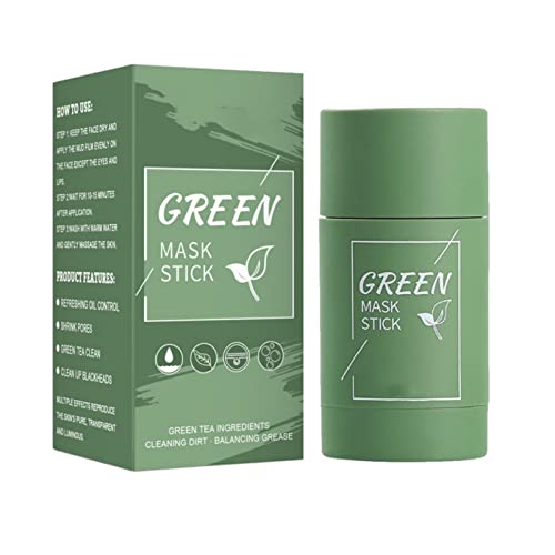 CROOT 2DB Zöld Tea Maszk Botot, Zöld Maszk Stick Mitesszer Eltávolító, Poreless Mélyen Tisztít Zöld Tea Maszk Arc Hidratáló,