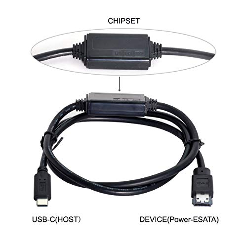 CY Kábel USB-C Típusú C-Power Over eSATA DC5V USB2.0 HDD SSD FURCSA eSATAp Lemez Átalakító