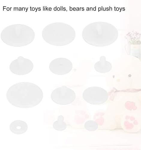 Miskall DIY Baba Ízületek, 120Pcs Baba Ízületek Műanyag Csontváz Kiegészítők Játékok Teddy Bear, Hogy DIY Kézműves