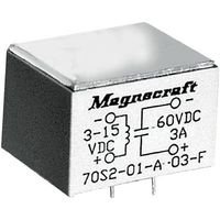 MAGNECRAFT 70S2-04-B-04-F SSR, PCB-Hegy, 140VAC, 30VDC, 4A