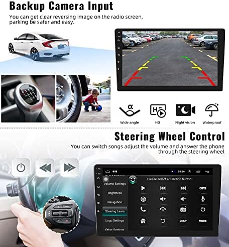 2G+32G Android 11 Autó Sztereó Rádió Honda Civic -2020 Rádió, 9 érintőképernyő-Dash GPS Navigáció,Apple Carplay Android Auto Rádió BT,