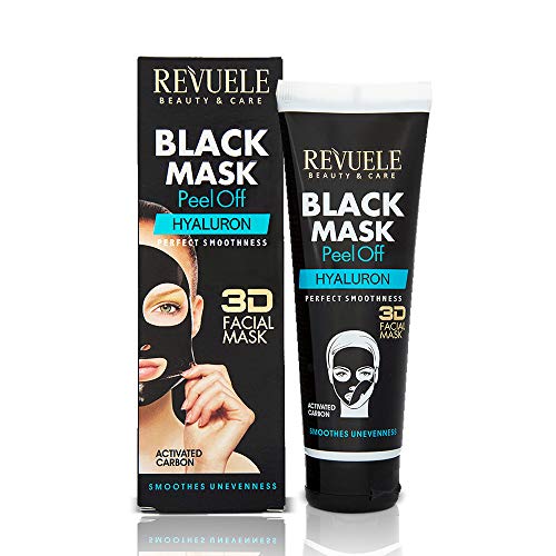Revuele Hidratáló Hialuron 3D-s Fekete Héja Le Contour Mask 80mL [európából Behozott]- Hidratálja, regenerálja, pufók arc, E-vitamin