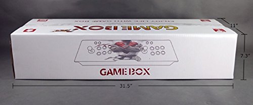 Pandora Box 4S egy fém arcade játék konzol USA stílusú ovális joystick (680 JAMMA arcade játékok)
