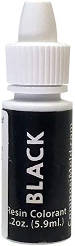 Fekete Epoxy Pigment (Színezéket, Festéket, Árnyalat) 6cc (0.2 oz.)