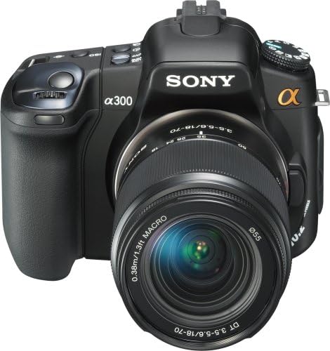 Sony Alpha DSLRA300K 10.2 MP Digitális TÜKÖRREFLEXES Fényképezőgép Super SteadyShot Képstabilizálás a DT 18-70mm f/3.5-5.6 Zoom
