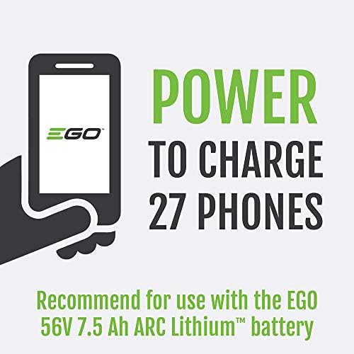 EGO Hatalma+ PAD1500 Nexus Menekülés 150W Power Inverter Akkumulátort, illetve Töltőt Nem Tartalmazza & CH5500 56 Voltos Lítium-ion