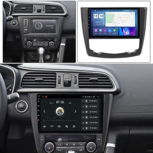 PLOKM Android 12 Autó Sztereó Receiver Renault Kadjar 2015-2017 Apple Carplay & Android Auto, 9inch érintőképernyő Rádió Kompatibilis Bluetooth