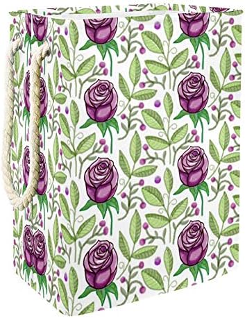 Inhomer Szennyesben Purple Rose Összecsukható Szennyes Kosarat Cég Mosás Bin ruhatároló Szervezet Fürdőszoba, Hálószoba, Hálóterem
