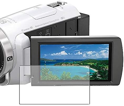 Puccy 3 Csomag Anti Kék Fény, a Képernyő Védő Fólia, kompatibilis Sony Digitális Videokamera kézi kamera HDR-PJ680 TPU Őr （ Nem