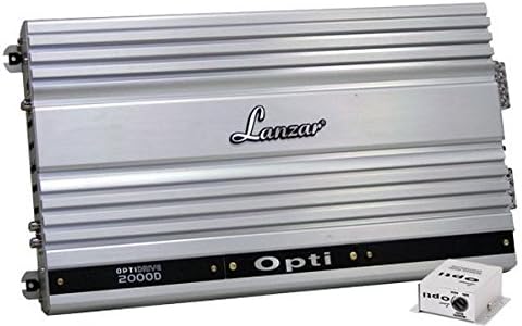 Lanzar OPTI2000D Optidrive 2000 Watt Fél Ohm Stabil Mono Blokk Digitális Verseny Osztályú Erősítő