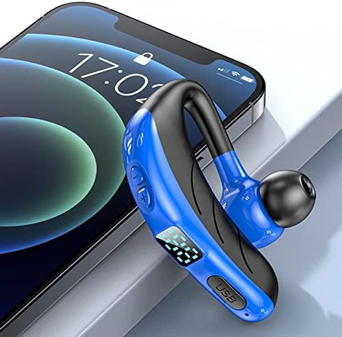 Charella FIWKAH Egyetlen Ear Fülhallgató Mikrofon, Bluetooth 5 2 Fülhallgató Led Kijelző Vízálló Fülhallgató Vezeték nélküli Kihangosító,